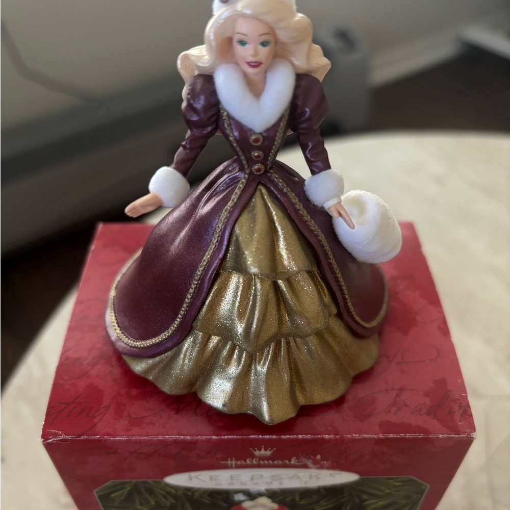 Hallmark Keepsake Holiday Barbie Ornament 1996 New In The Box